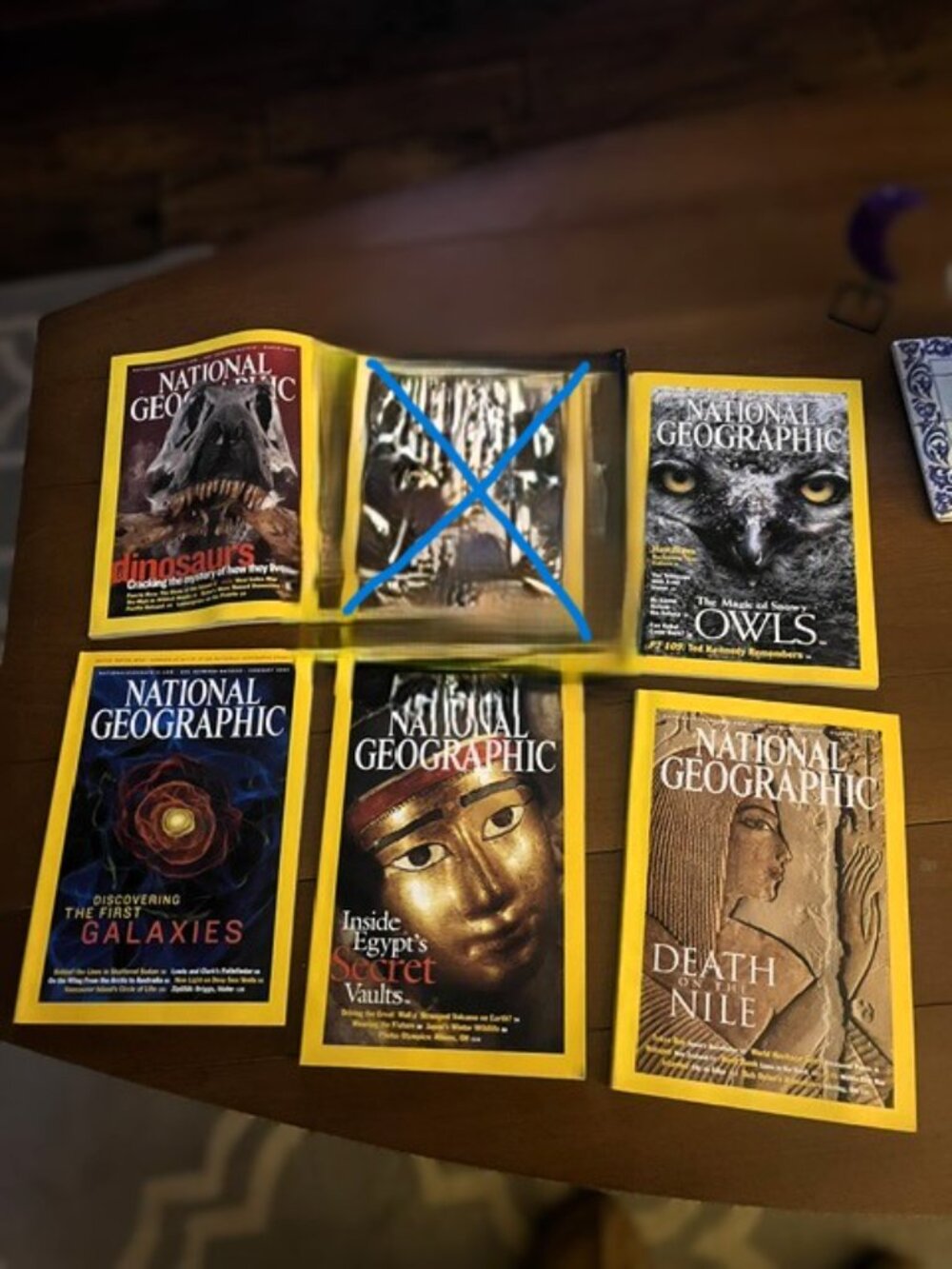 Set of 5 National Geographic Magazines 2002/2003